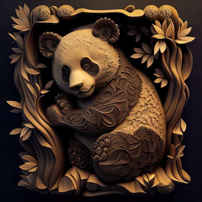 3D model Big panda (STL)